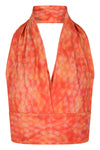 Caribbean Sunrise Mermaid Halterneck Bikini Top